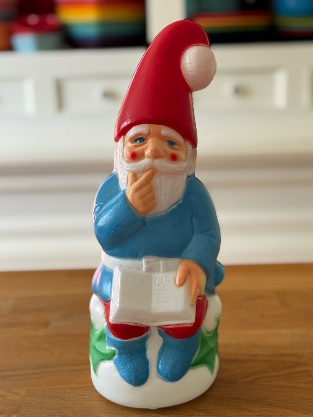 🎄✨ Vintage 1978 Empire Blow Mold Christmas Elf | “Gift List”